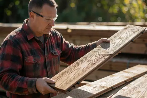 Matrice de choix entre différentes essences pour un bois de terrasse durable