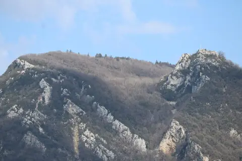 Mont Poupet depuis Salins-les-Bains