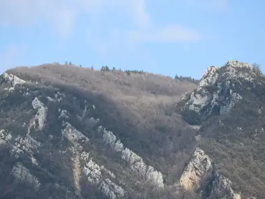 Mont Poupet depuis Salins-les-Bains