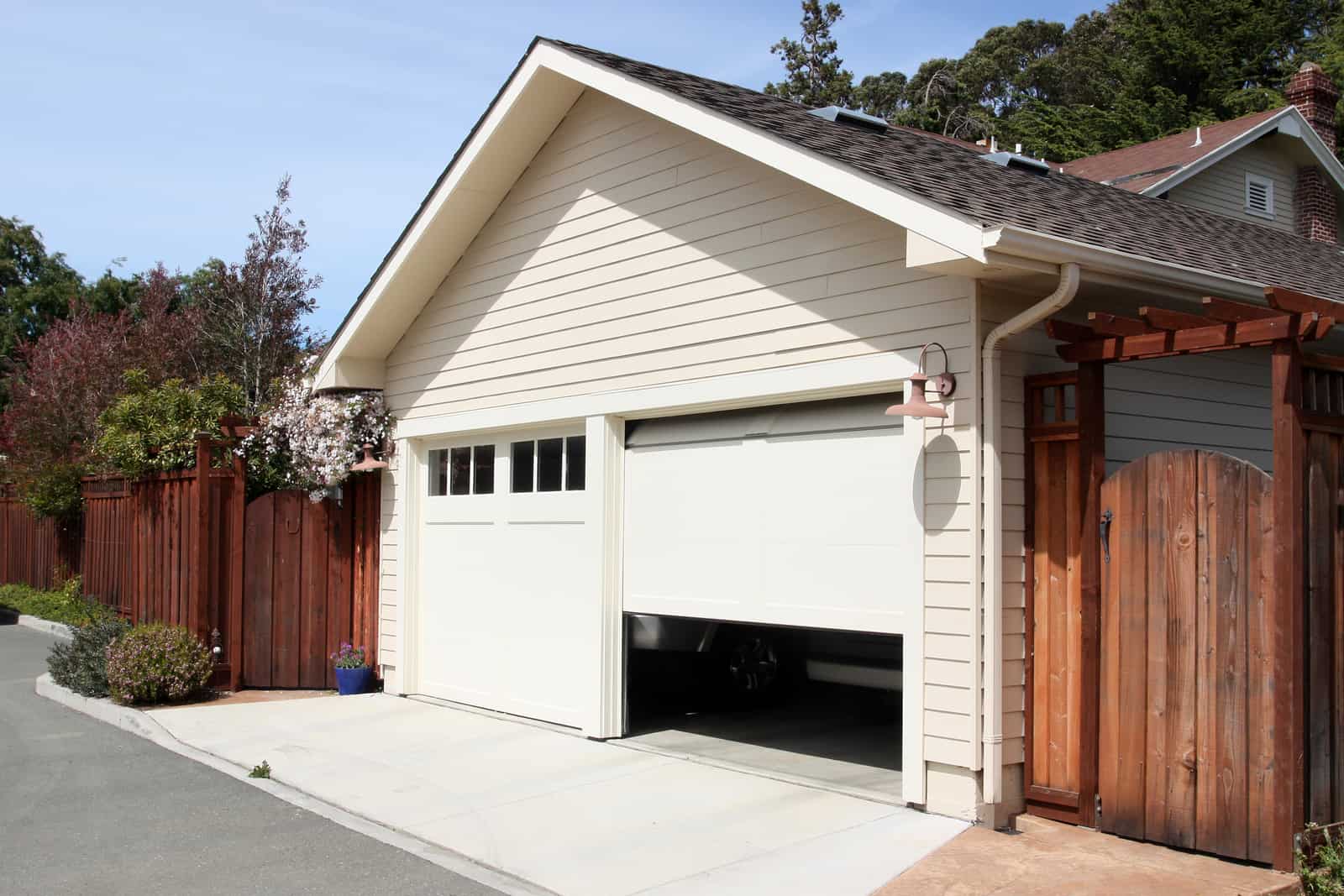 garage avec ouverture automatique